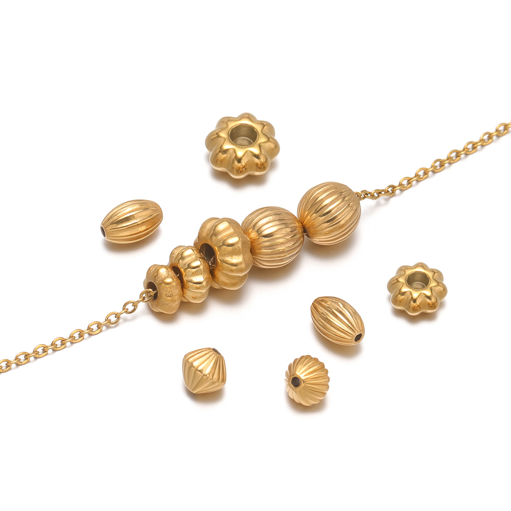 Jewelry Making Equipment - 20Pcs Stainless Steel Gold Plated Pumpkin