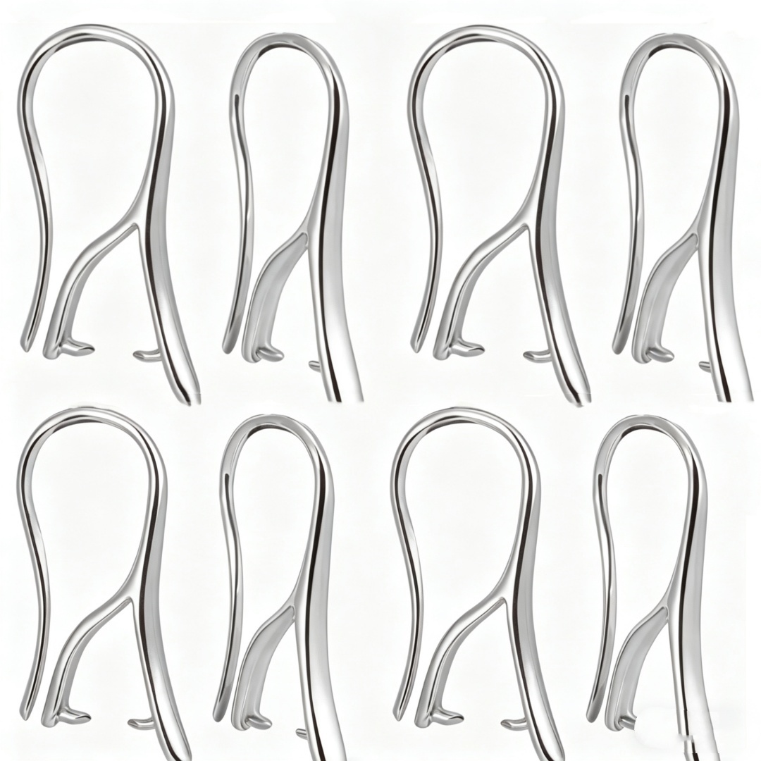 10/30Pcs White with Pinch Bail - огляд і ціна Jewelry Making Essentials