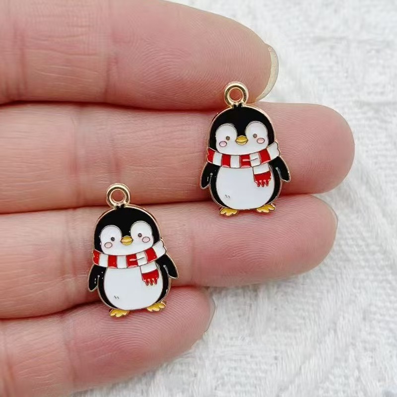10pcs Cartoon Penguin Panda DI - огляд і ціна Jewelry Making Jewelry