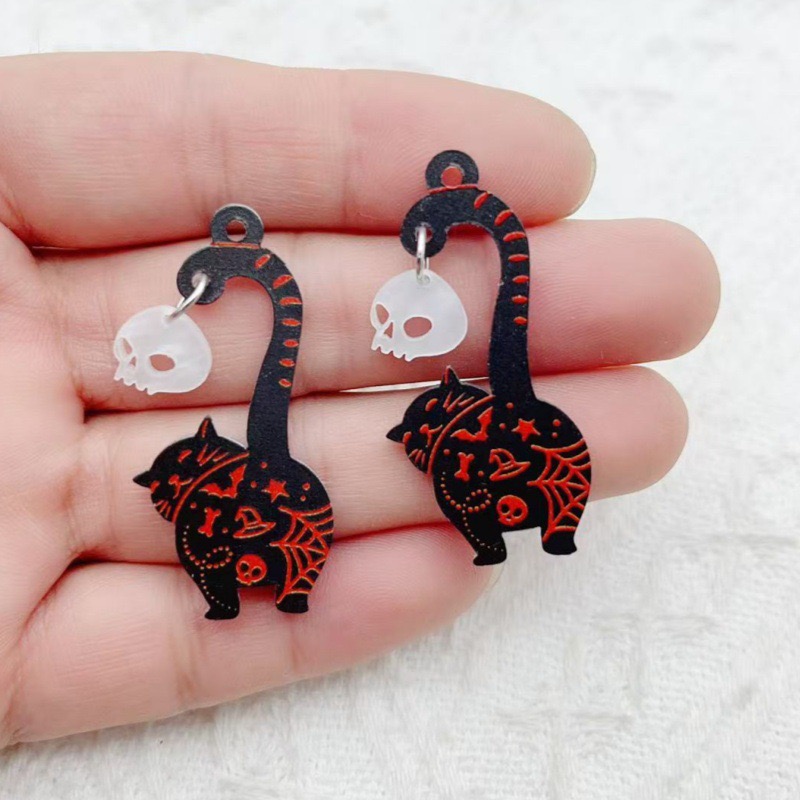 10pcs Halloween Acrylic Ghost  - огляд і ціна Jewelry Making Jewelry