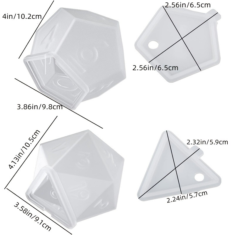 Epoxy Resin Dice Molds - Creat - огляд і ціна Making Custom Jewelry