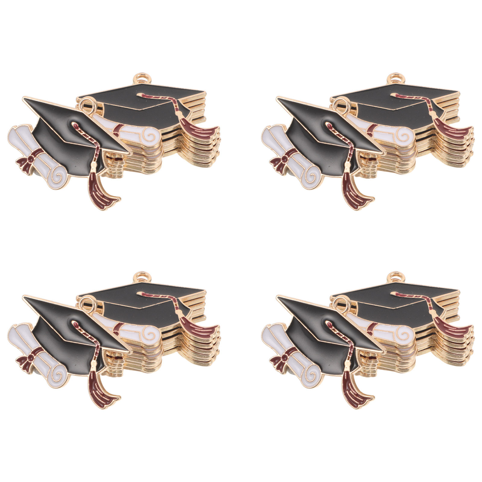 50Pcs Alloy Graduation Cap Cha - огляд і ціна Jewelry Making Diploma