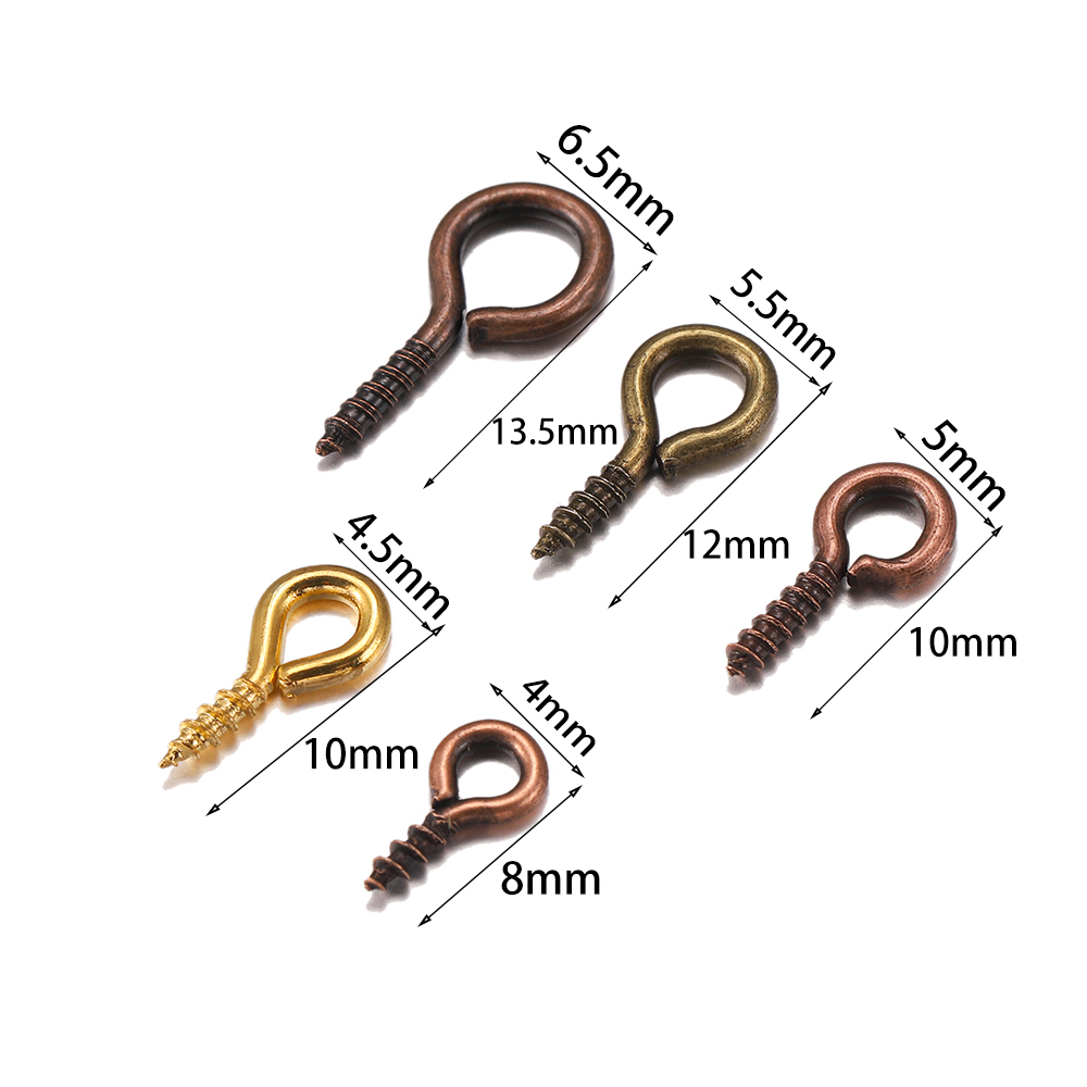 100/200Pcs/lot Metal Small Tin - огляд і ціна Jewelry Making Rivets