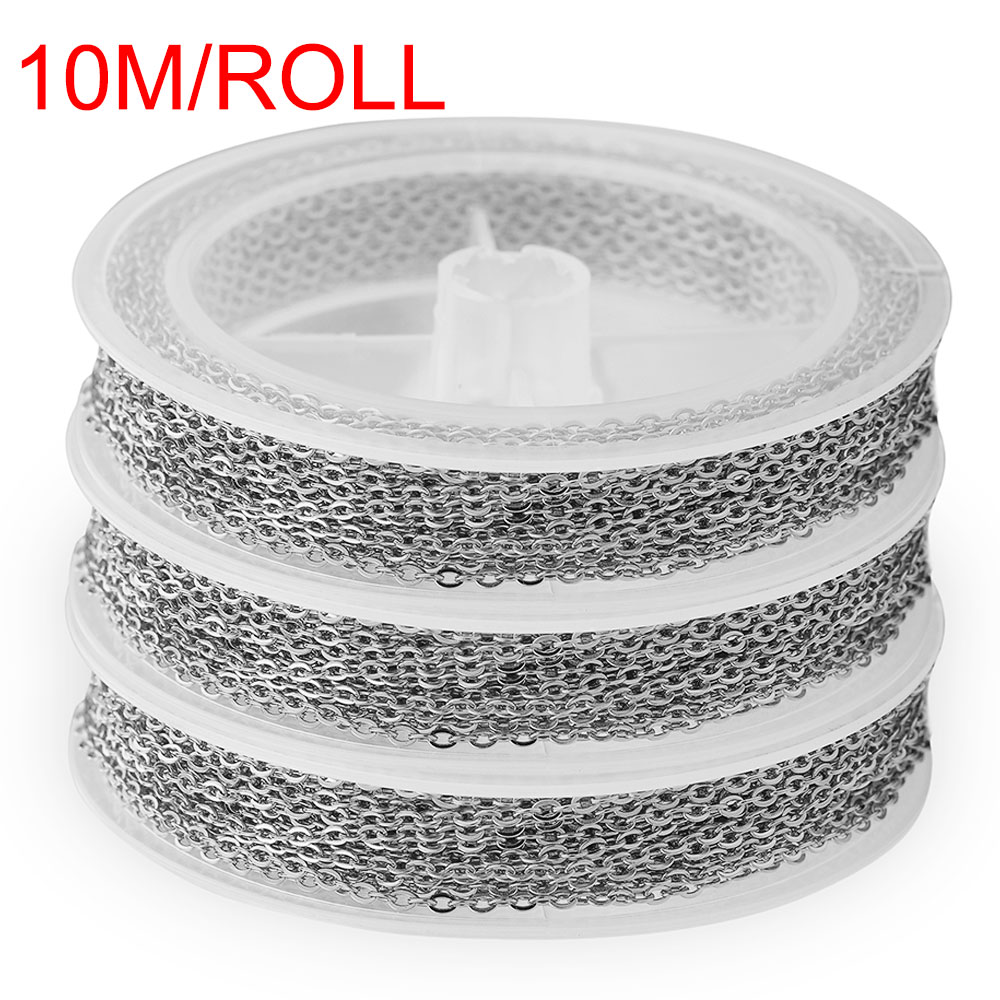 10m/roll No Fade Stainless Ste - огляд і ціна Chain Roll Cable