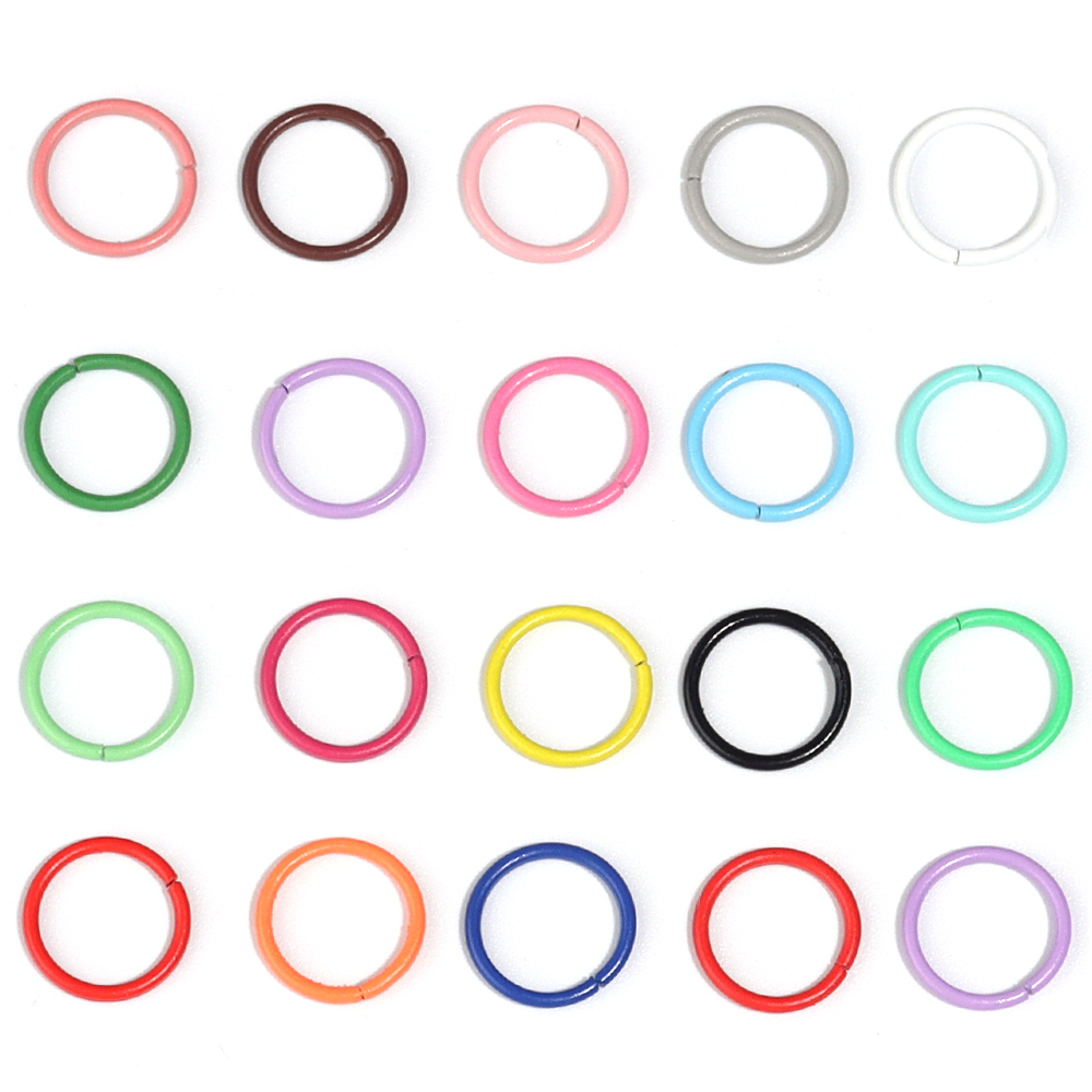 50pcs 8/10mm Iron Split Ring O - огляд і ціна Jewelry Making Jump Rings