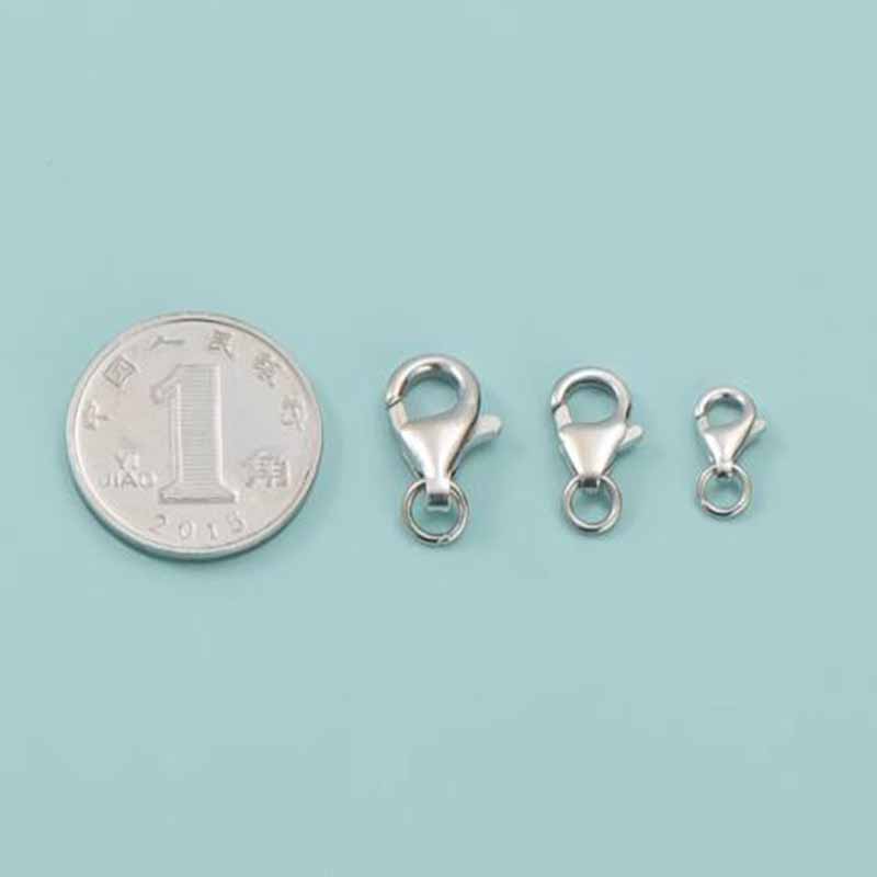 2pcs Genuine Real Pure Solid 9 - огляд і ціна Jewelry Making Silver
