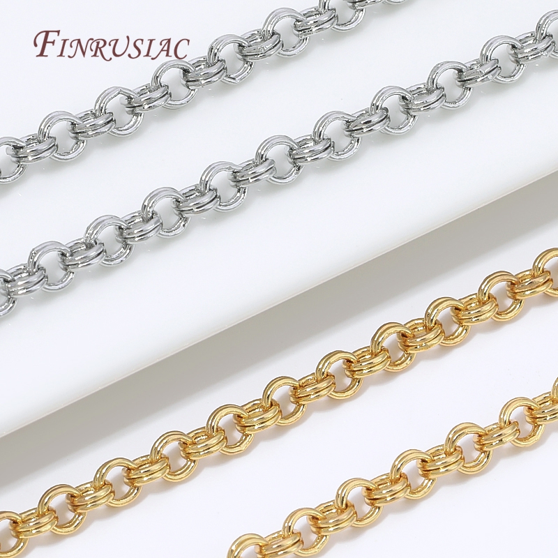 18K Gold Plated Brass O Link C - огляд і ціна Chain Roll Cable