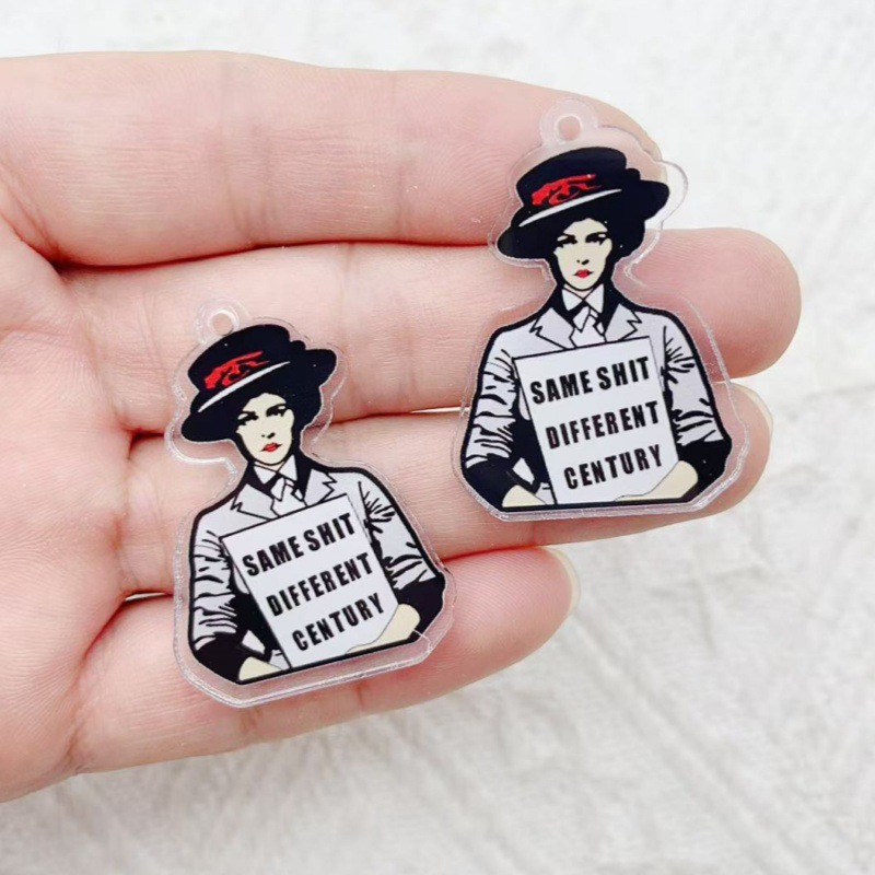 10pcs Acrylic Runner English P - огляд і ціна Jewelry Making Jewelry
