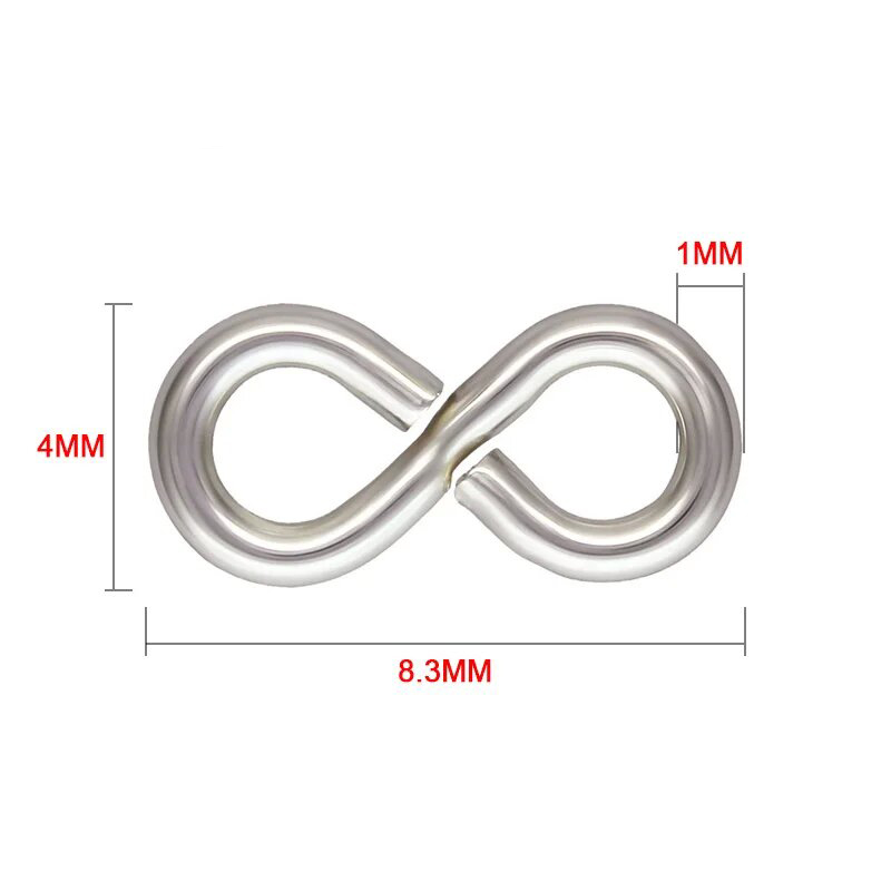 925 Sterling Silver Eye Hook C - огляд і ціна Jewelry Making Silver