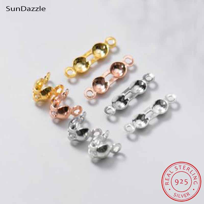 4pcs Genuine Real Pure Solid 9 - огляд і ціна Jewelry Making Silver