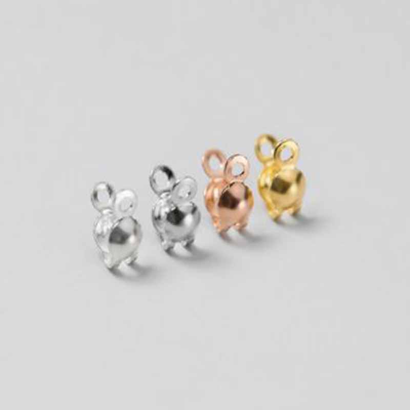 4pcs Genuine Real Pure Solid 9 - огляд і ціна Jewelry Making Silver