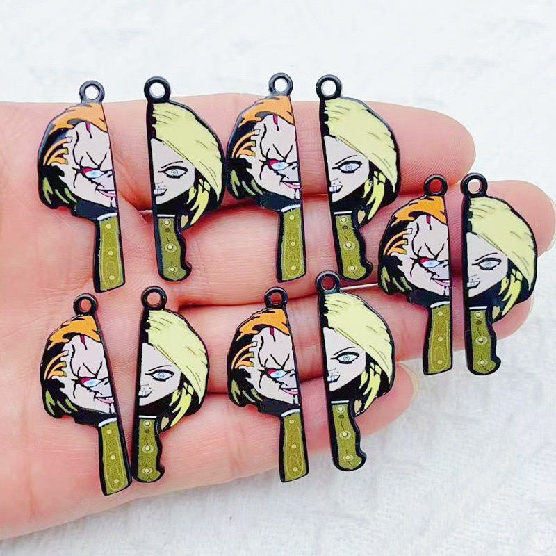 10pcs cartoon clown funny coup - огляд і ціна Jewelry Making Jewelry