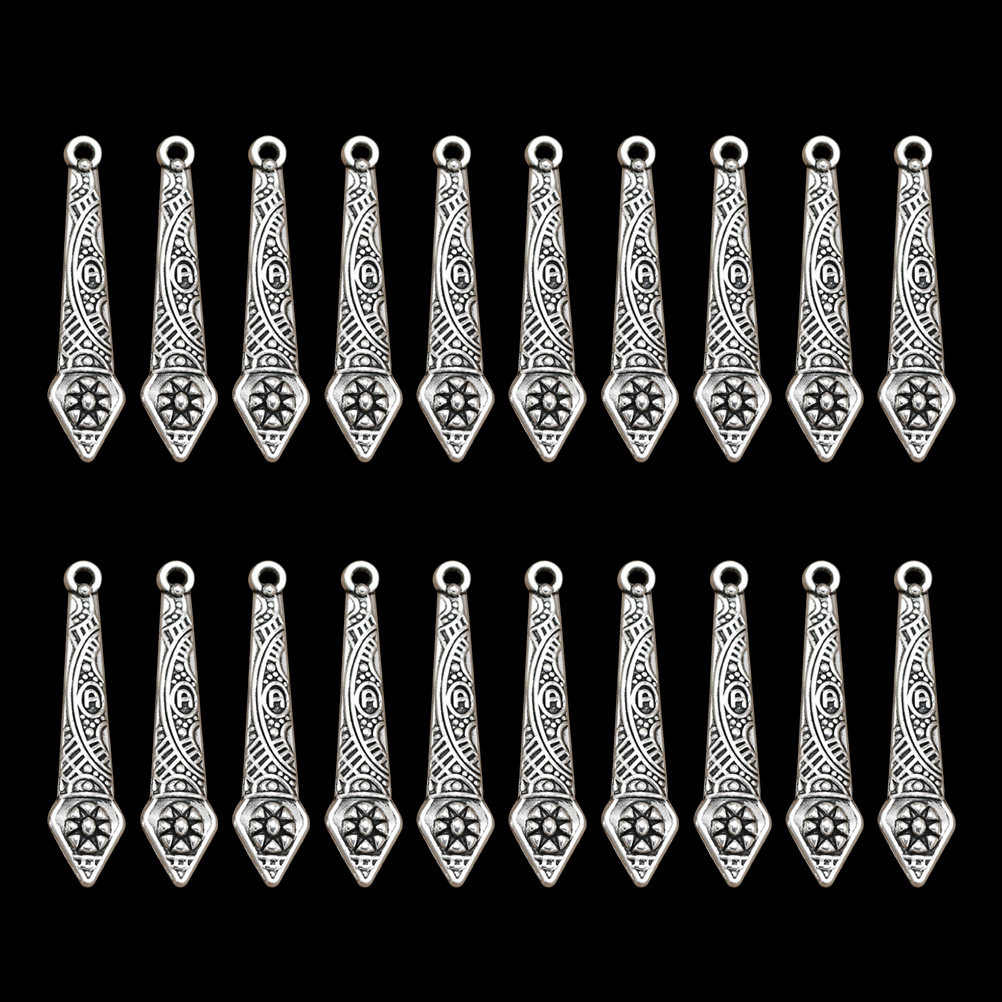 20Pcs Alloy Torch Charm Pendan - огляд і ціна Jewelry Making Torch