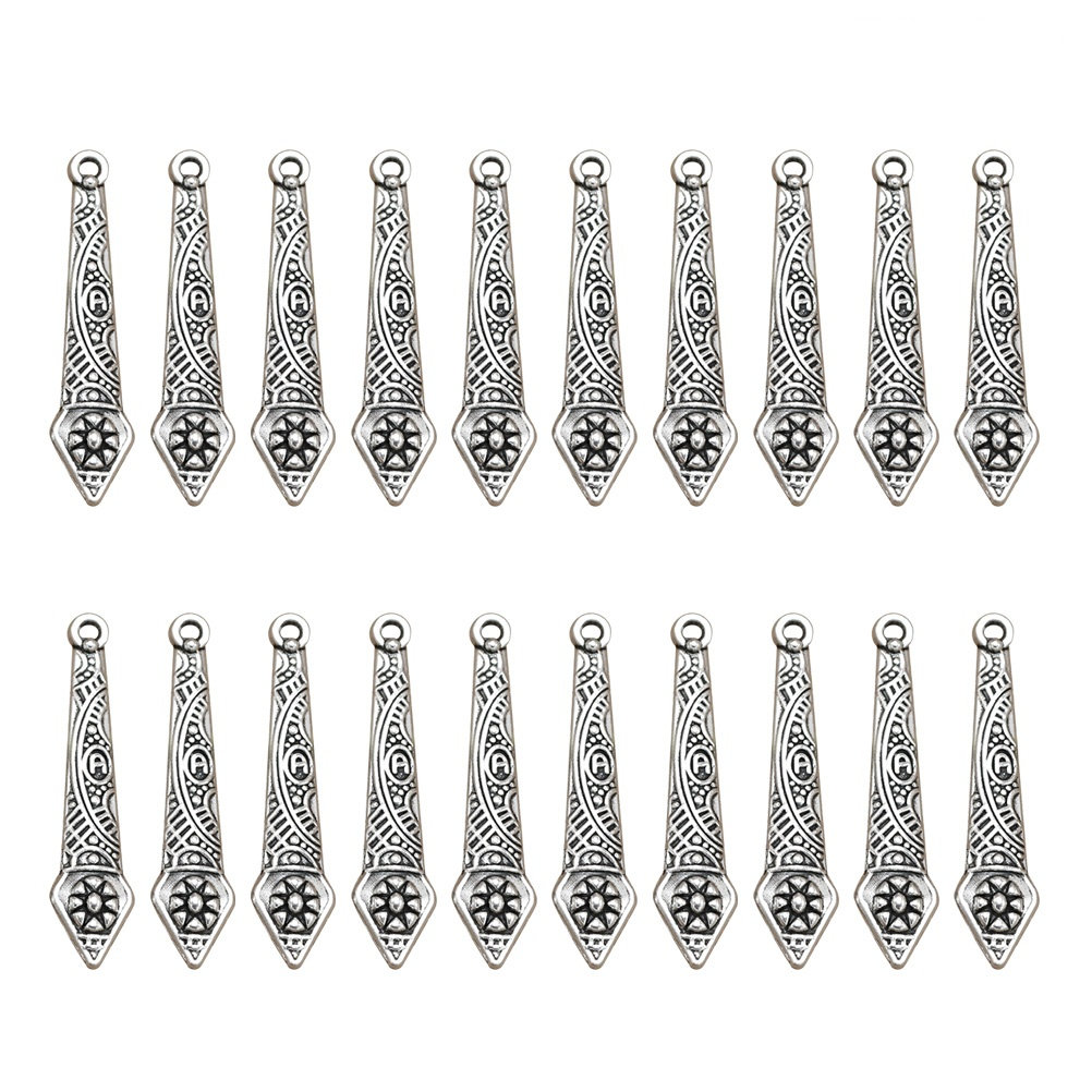 20Pcs Alloy Torch Charm Pendan - огляд і ціна Jewelry Making Torch