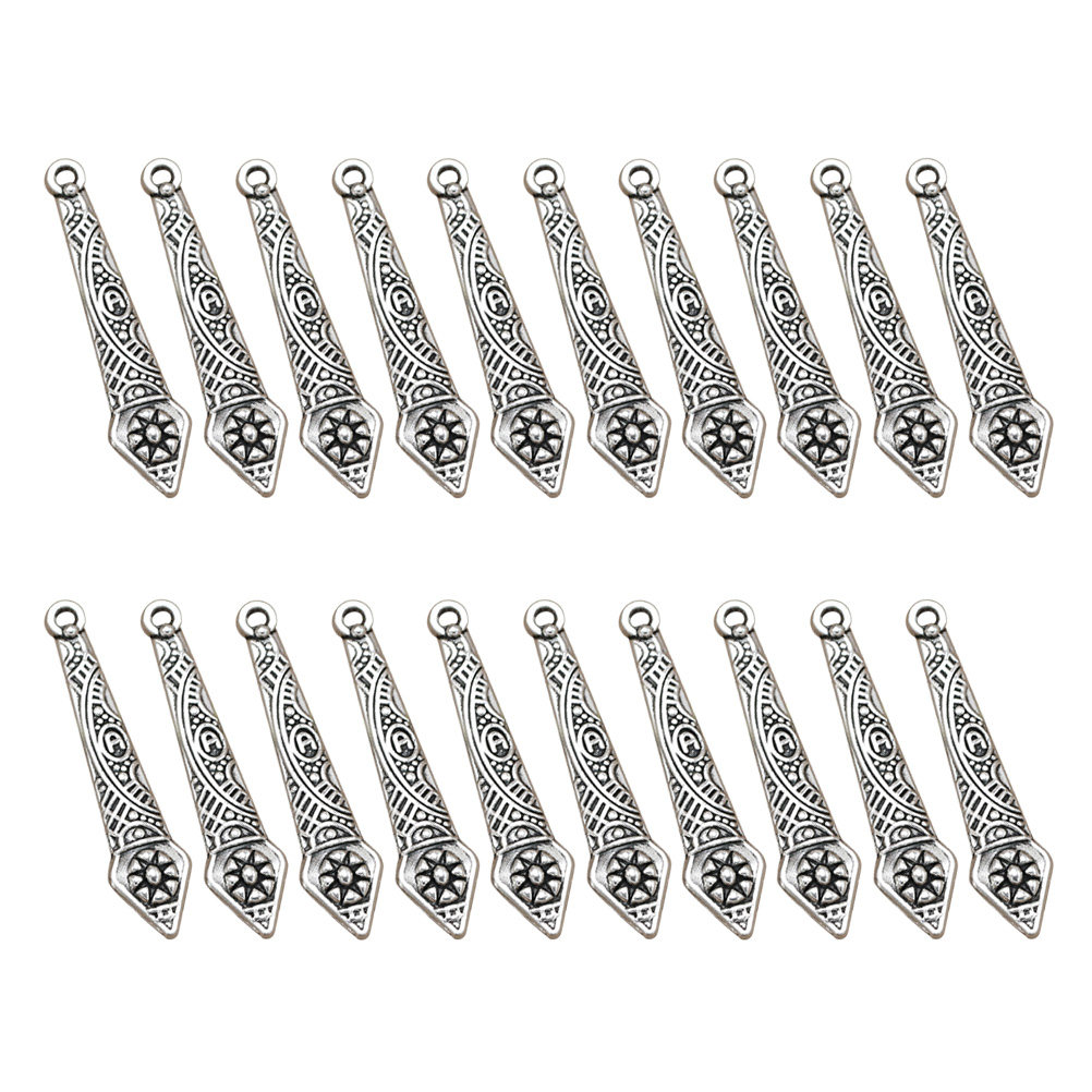 20Pcs Alloy Torch Charm Pendan - огляд і ціна Jewelry Making Torch
