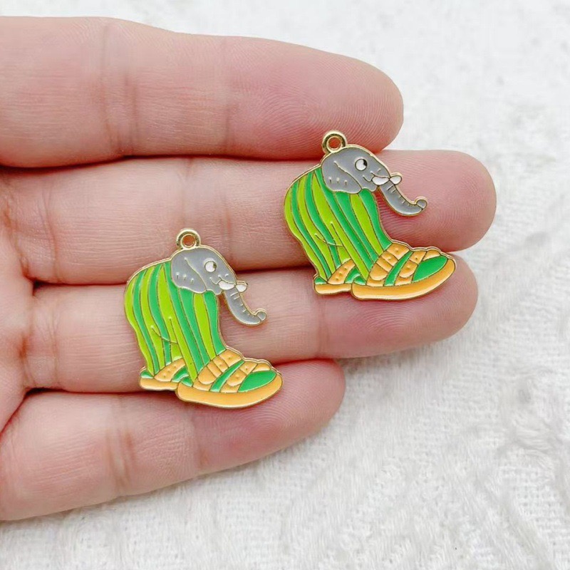 10pcs Creative Alloy Drip Oil  - огляд і ціна Jewelry Making Jewelry