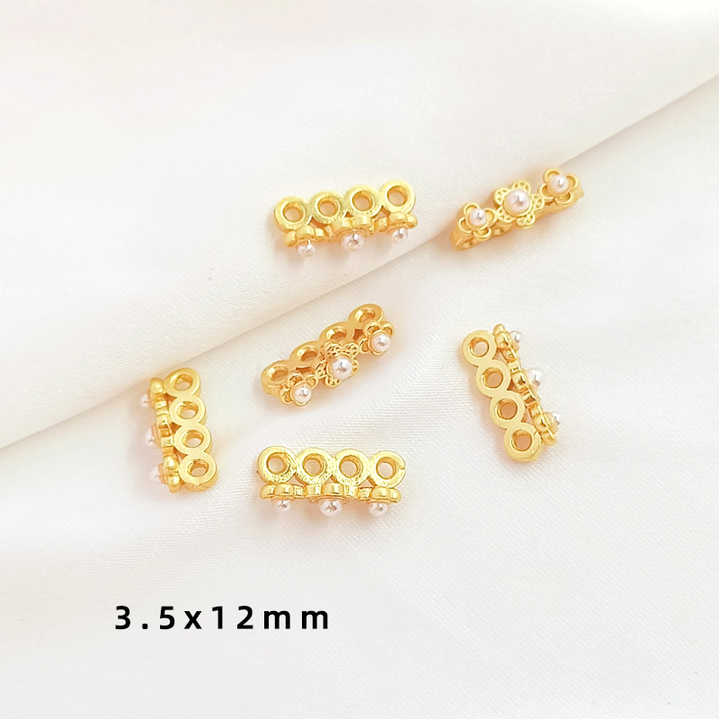 5 Pieces Dummy Gold Four Hole  - огляд і ціна Jewelry Making For Dummies