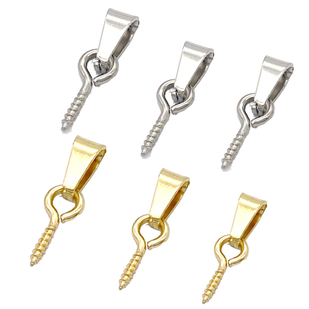 20pcs Stainless Steel Screw Ey - огляд і ціна Jewelry Making Rivets