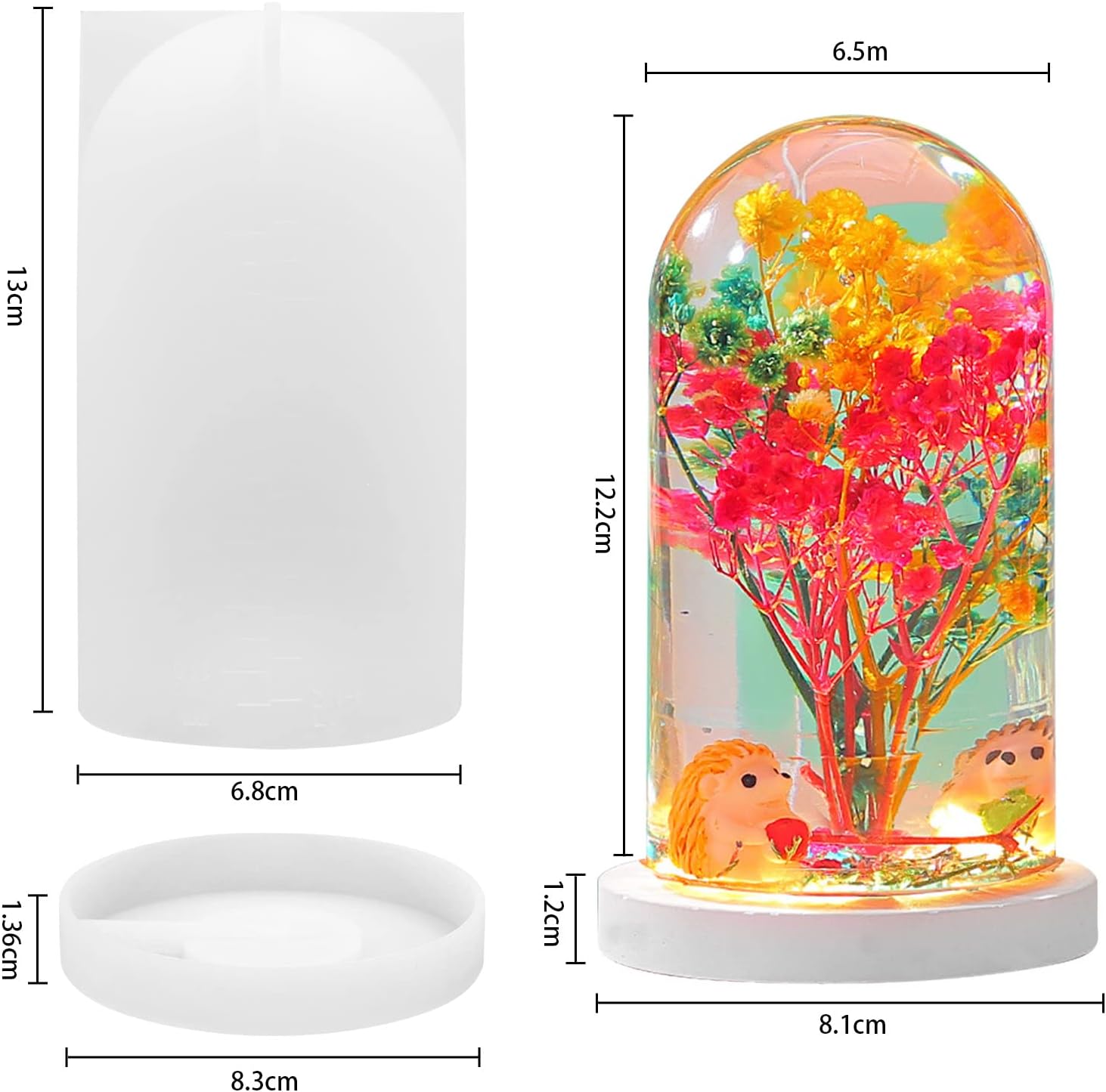 DIY Crystal Epoxy Resin Mold L - огляд і ціна Jewelry Making Light