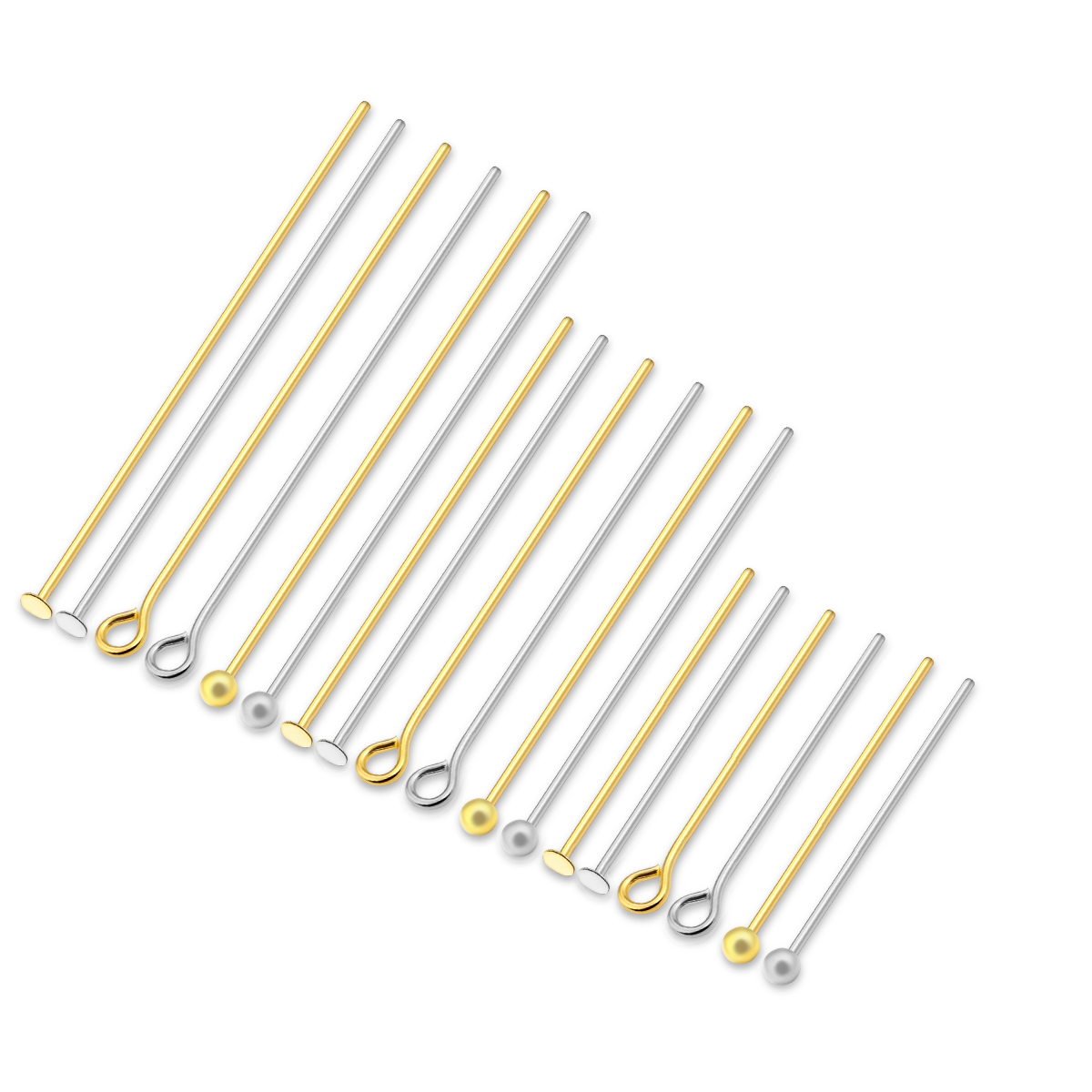 50-100Pcs/lot Gold Color Stain - огляд і ціна Jewelry Making Rivets