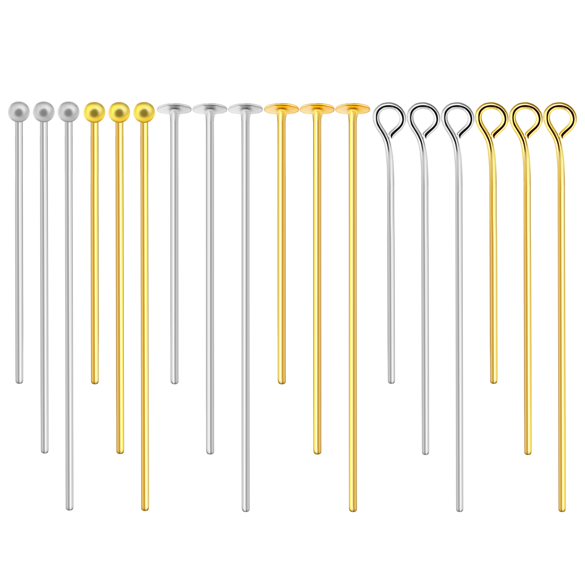 50-100Pcs/lot Gold Color Stain - огляд і ціна Jewelry Making Rivets