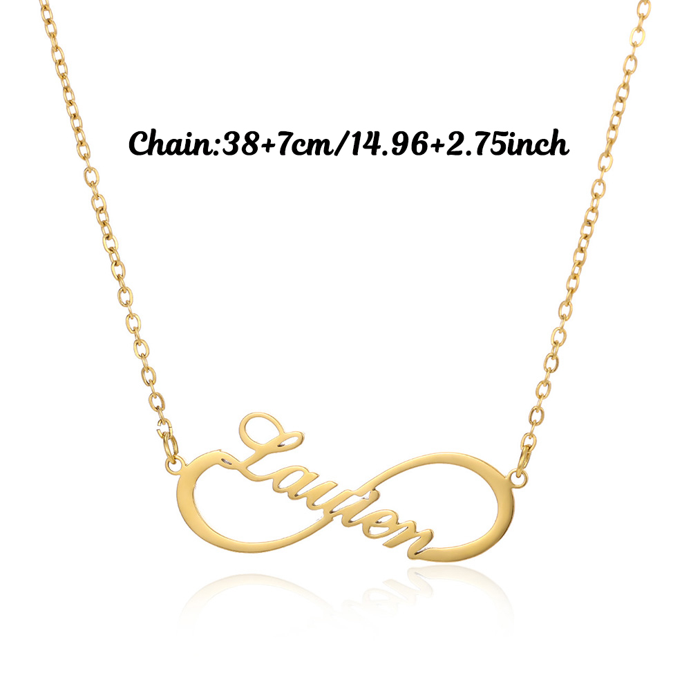Custom Name Infinity Necklaces - огляд і ціна Making Custom Jewelry