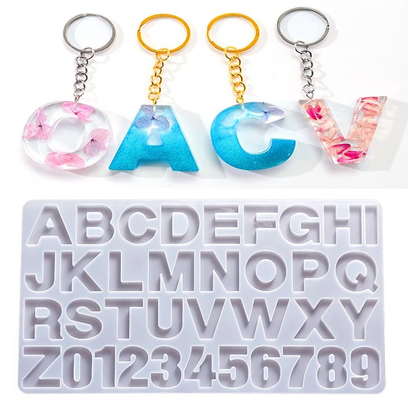 Alphabet Epoxy Resin Silicone  - огляд і ціна Jewelry Making Mold