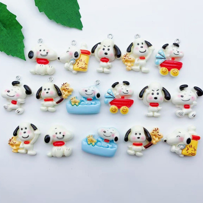 12pcs resin cartoon dog pendan - огляд і ціна Jewelry Making Jewelry