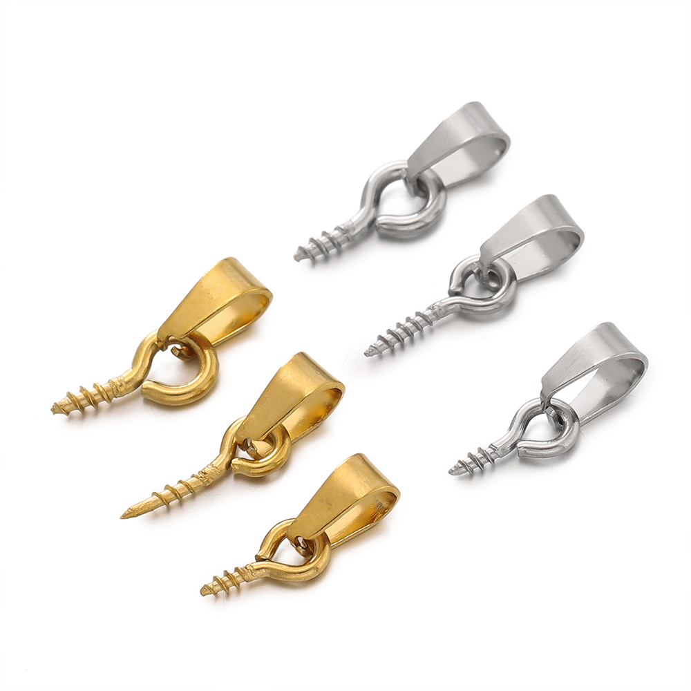 20pcs Stainless Steel Screw Ey - огляд і ціна Jewelry Making Rivets