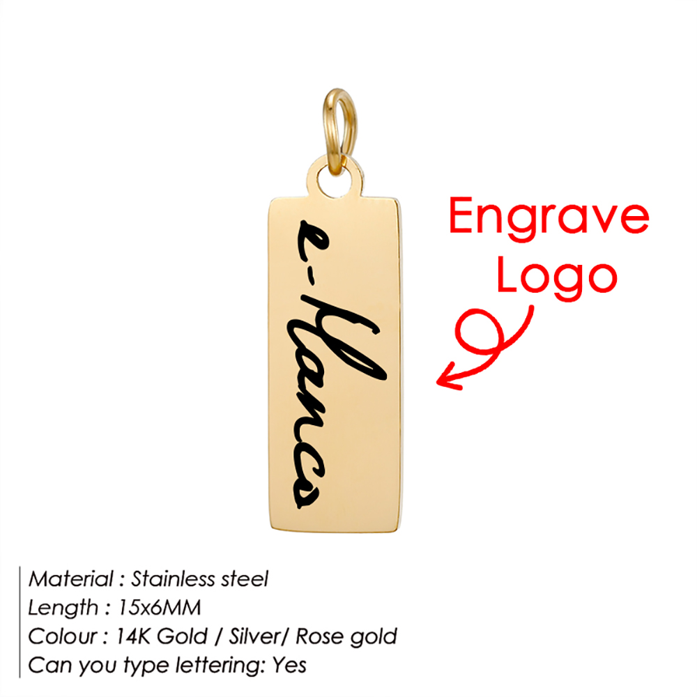 EMANCO Custom Logo Tags Stainl - огляд і ціна Making Custom Jewelry