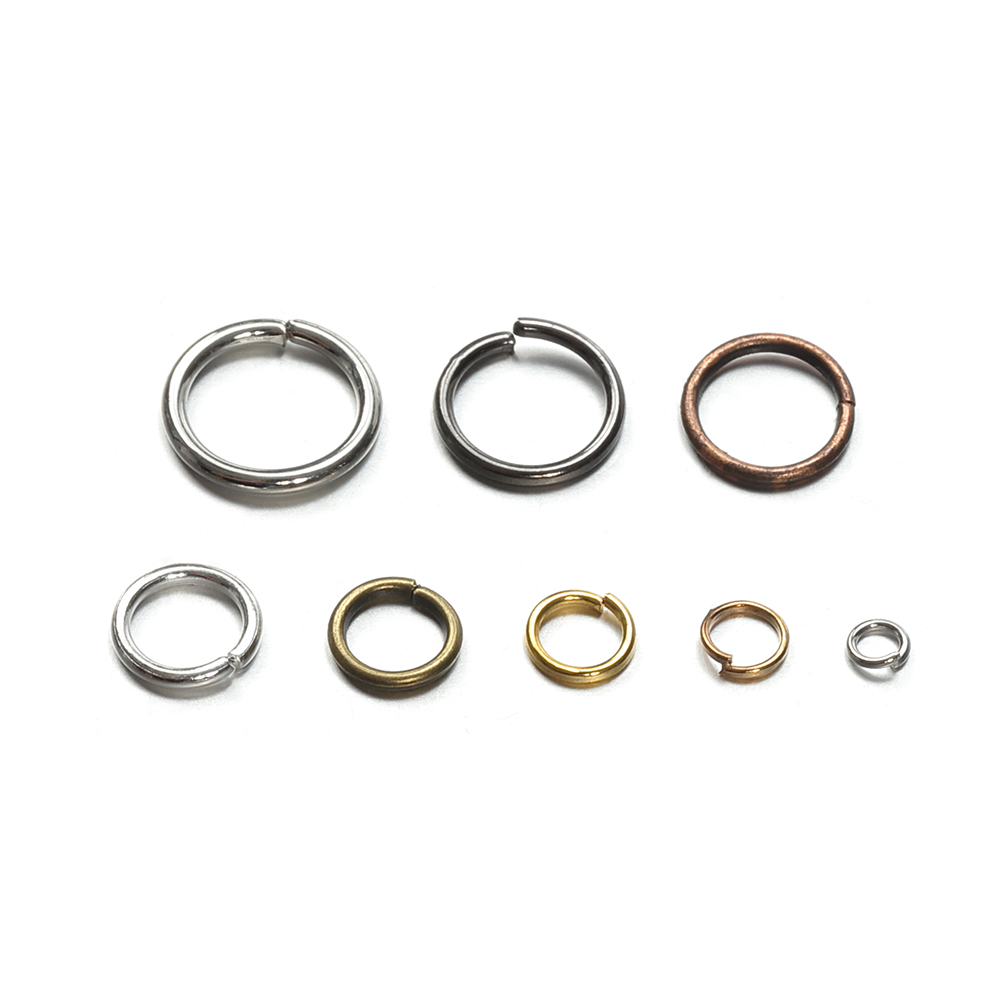 200pcs 3/4/5/6/7/8/10/12mm Met - огляд і ціна Jewelry Making Jump Rings