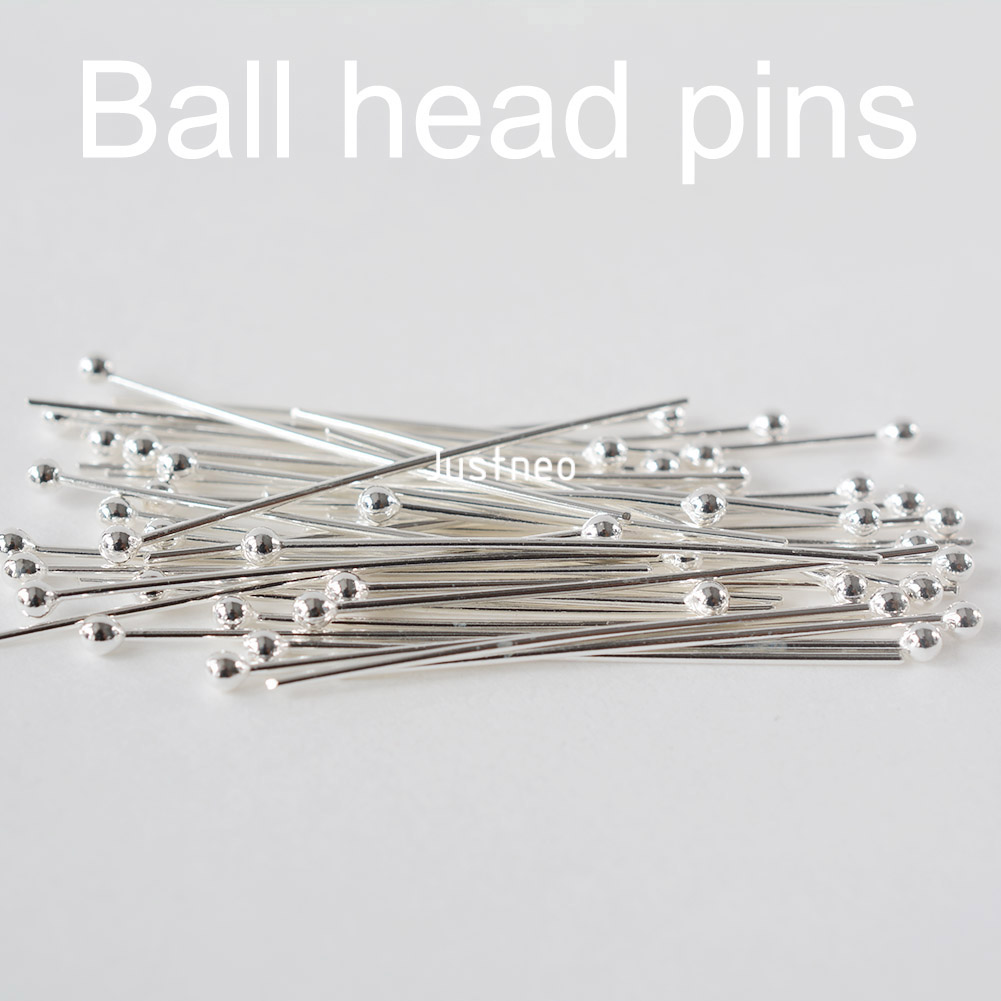 925 Sterling Silver Ball Head  - огляд і ціна Jewelry Making Silver