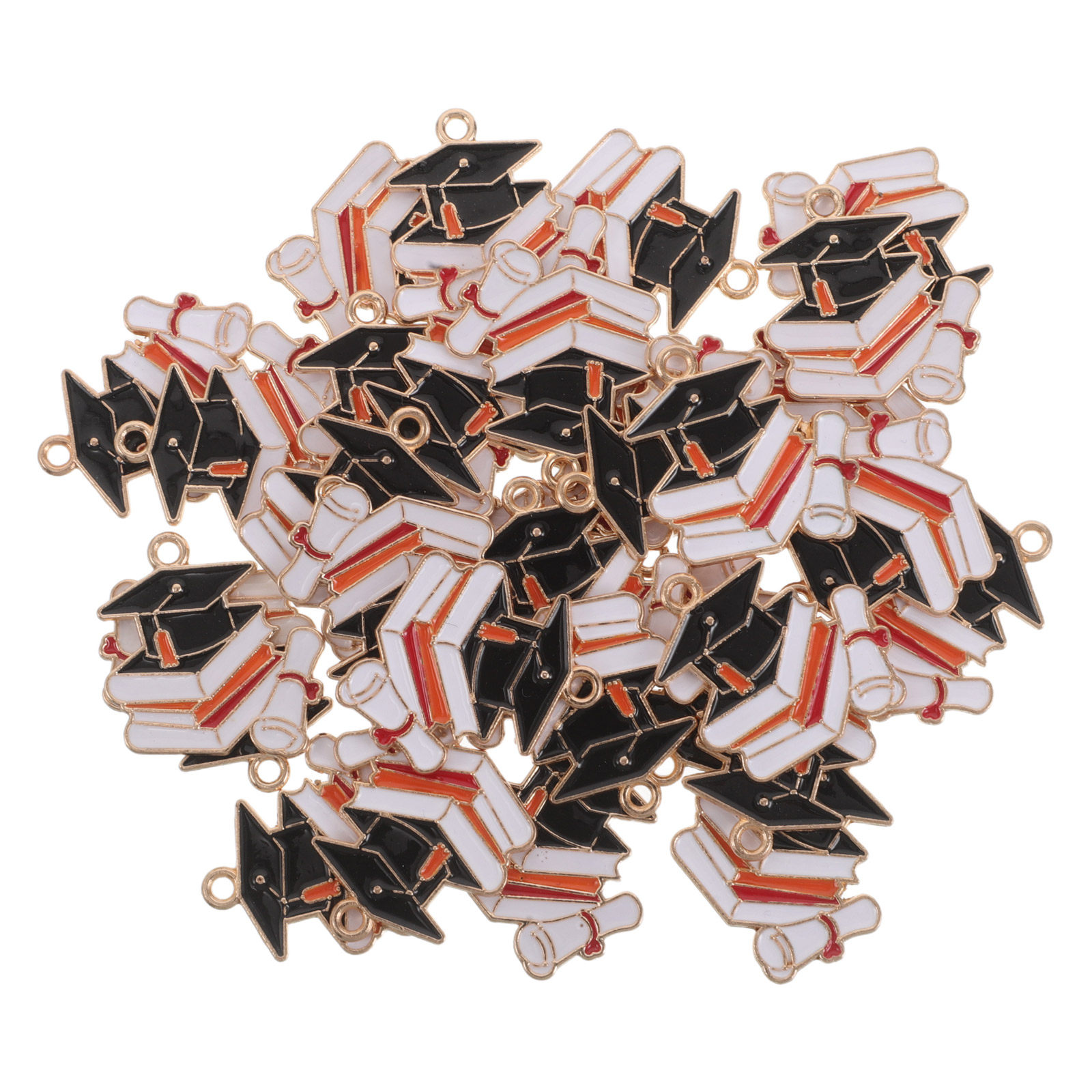 50Pcs Alloy Graduation Cap Cha - огляд і ціна Jewelry Making Diploma