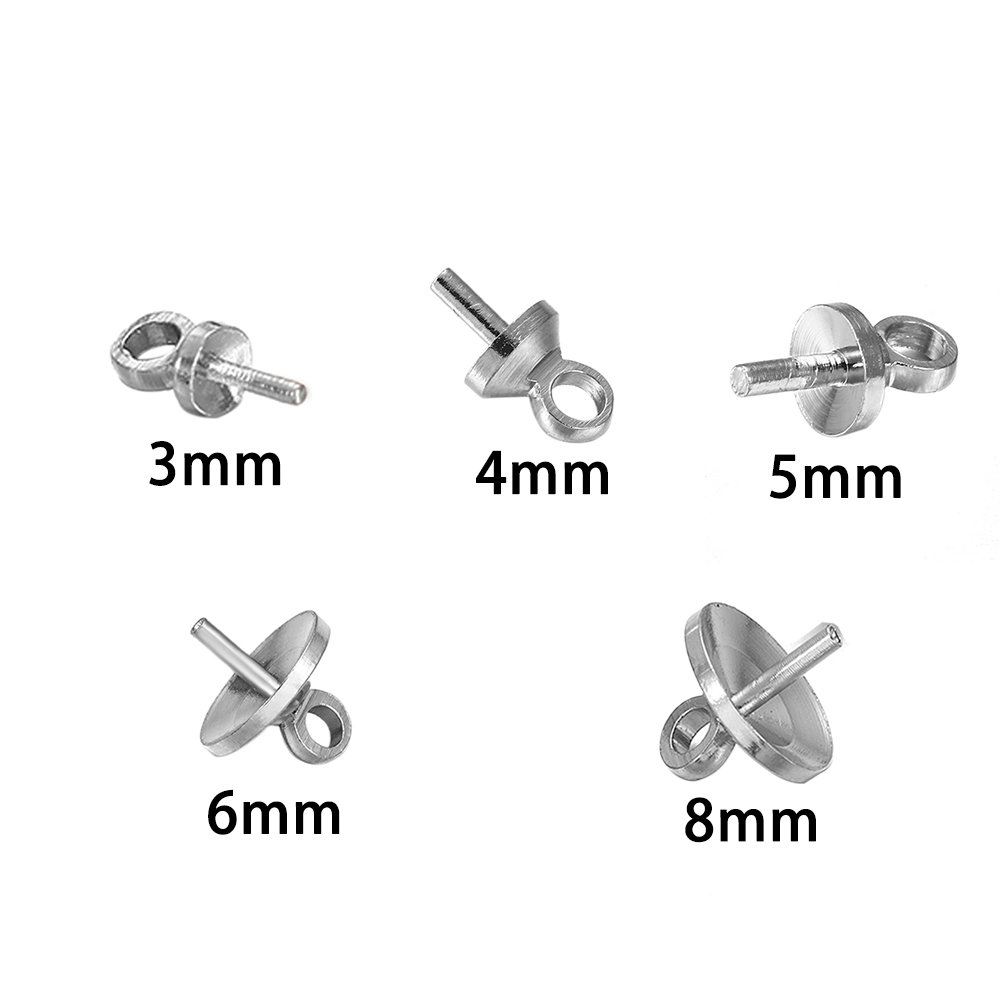 50-100pcs/lot Brass Half hole  - огляд і ціна Jewelry Making Rivets