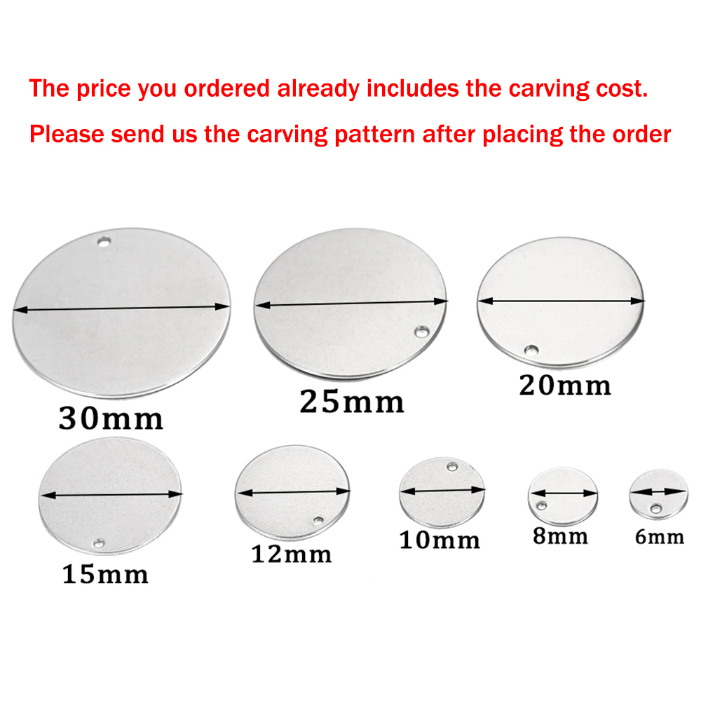 100pcs/lot Custom Laser Engrav - огляд і ціна Making Custom Jewelry