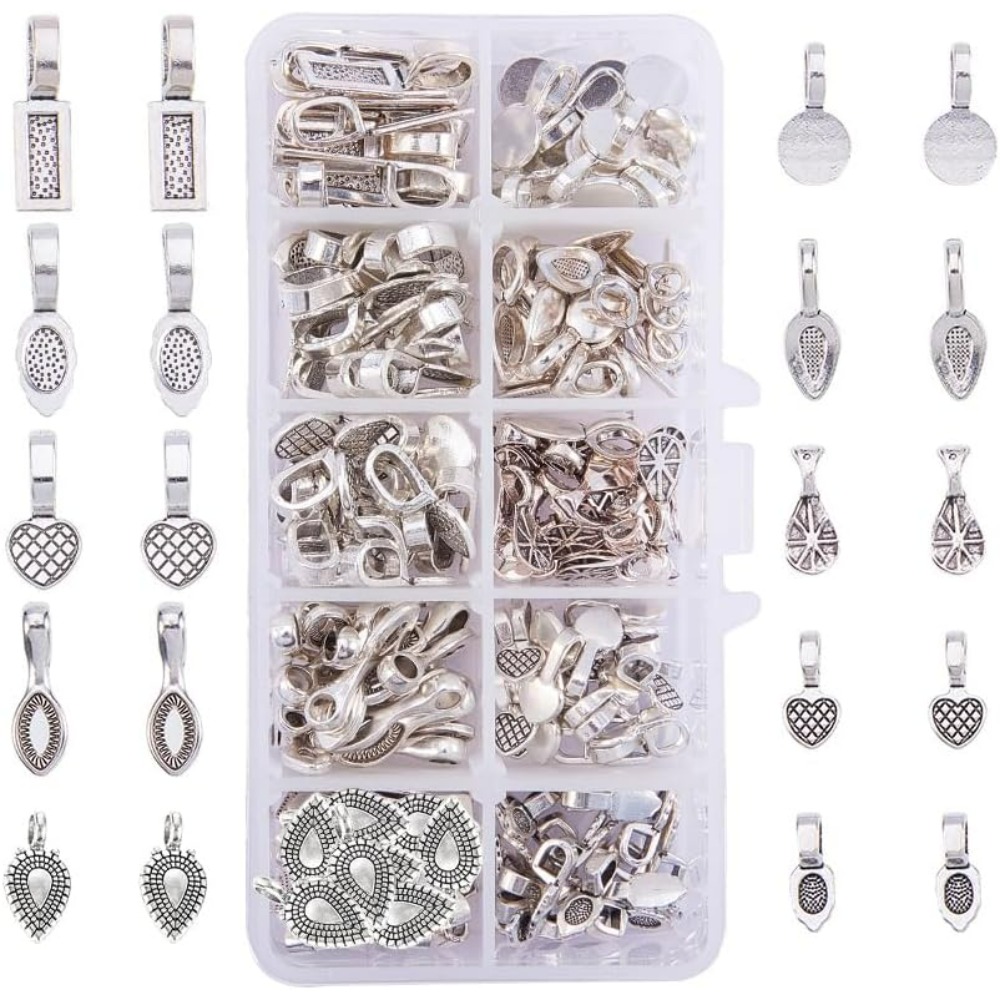 200 Pieces 10 Style Tibetan Si - огляд і ціна Jewelry Making Silver