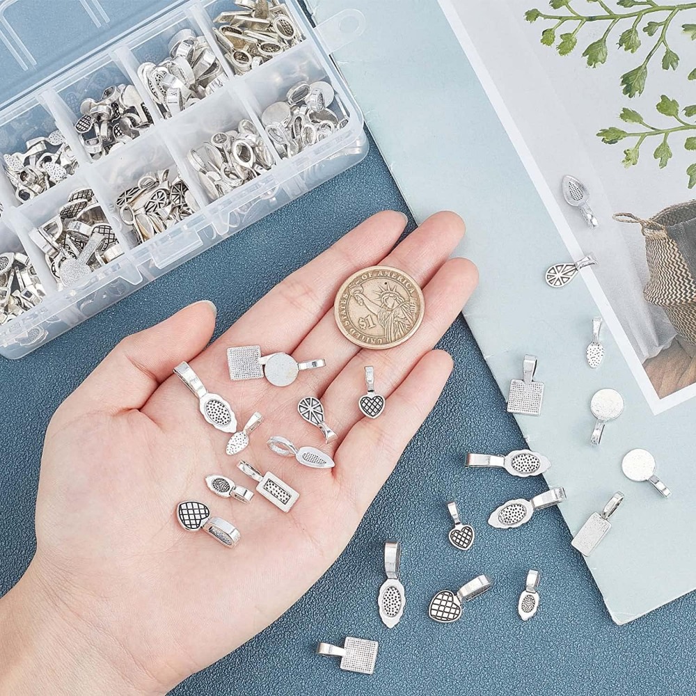 200 Pieces 10 Style Tibetan Si - огляд і ціна Jewelry Making Silver