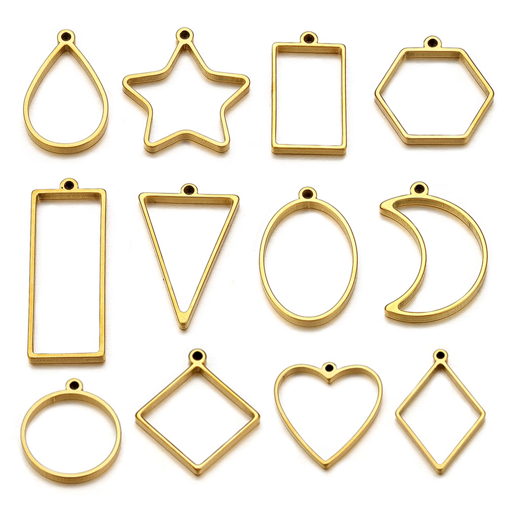 10pcs Stainless Steel Geometri - огляд і ціна Jewelry Making Mold