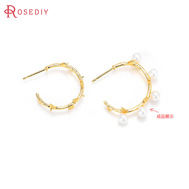 6PCS 18K Gold Color Brass with - огляд і ціна Jewelry Making Set