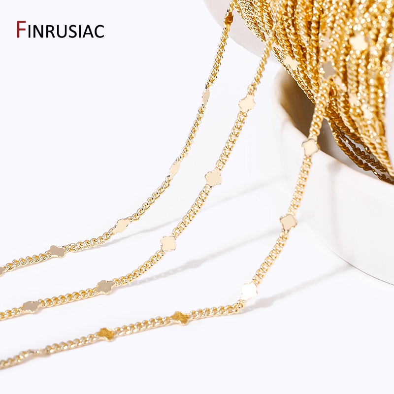 14K Gold Plated Brass Sequins  - огляд і ціна Chain Roll Cable