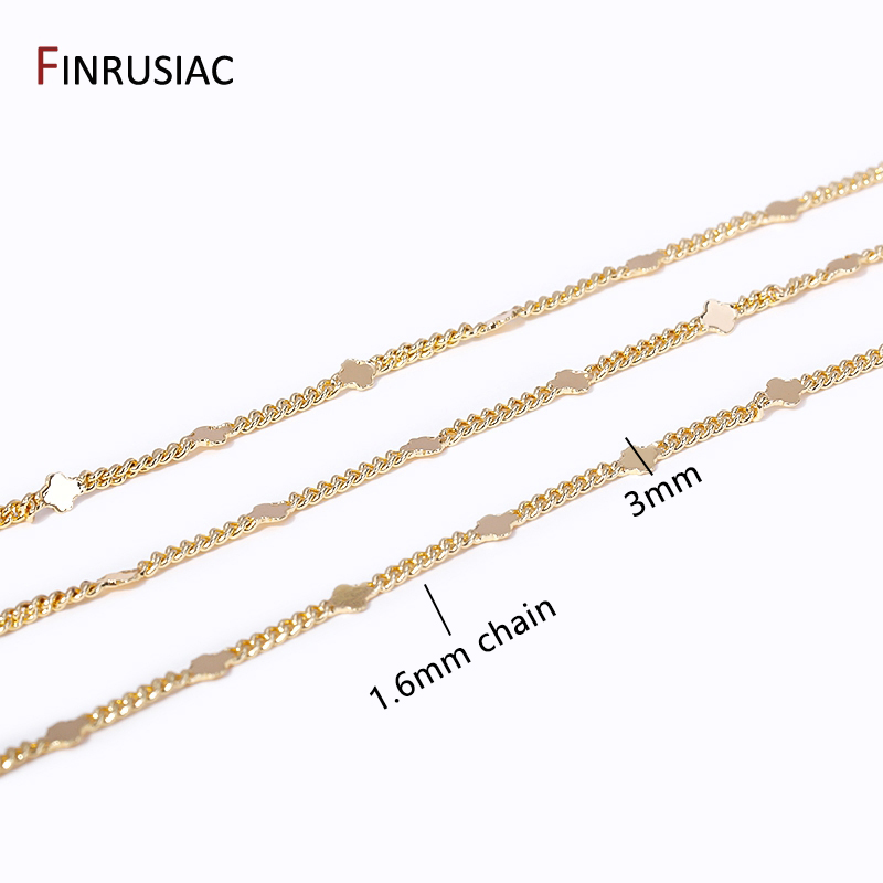 14K Gold Plated Brass Sequins  - огляд і ціна Chain Roll Cable