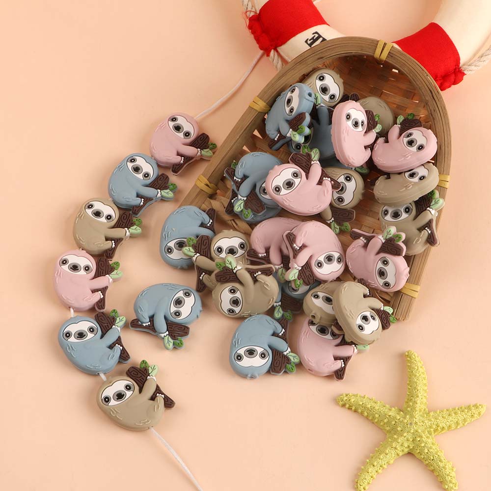 3pc/Lot Cartoon Mini Sloth Sil - огляд і ціна Jewelry Making For Dummies